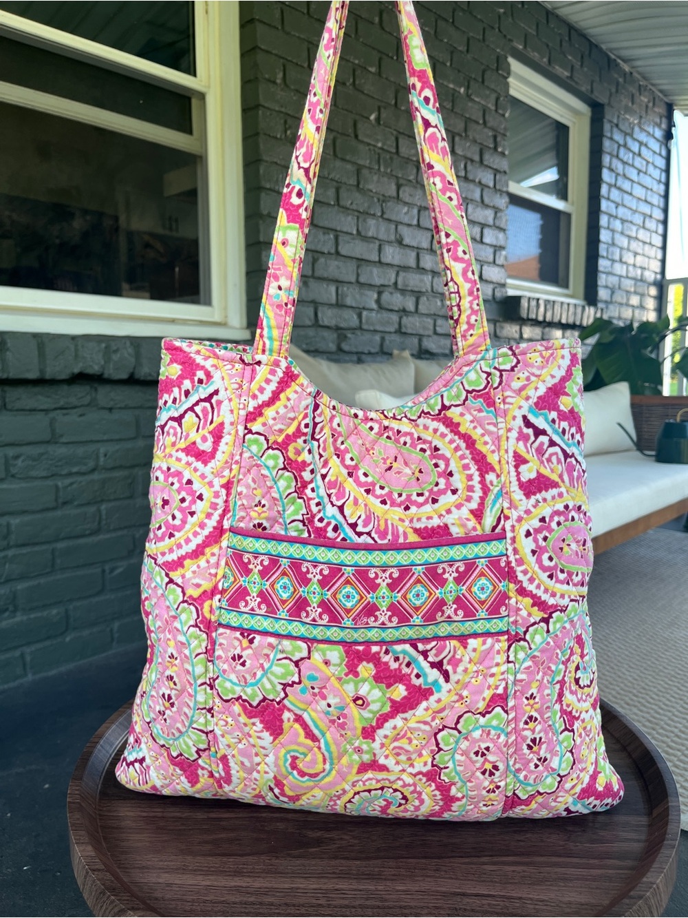 Vera Bradley Capri Melon Tote Bag